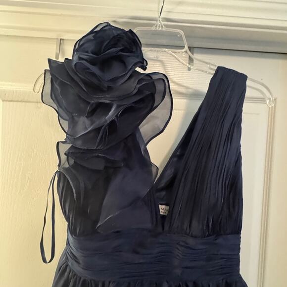 MAC DUGGAL 49494 A Line Cocktail Tea Length Dress Size 8 New w/ Tag MSRP $398 - Picture 5 of 9